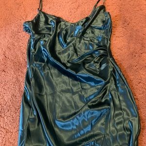 Emerald green dress